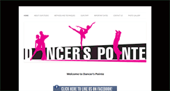 Desktop Screenshot of dancers-pointe.com